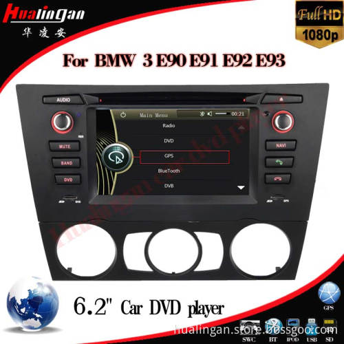 Car DVD Player for BMW 3 Series E90 E91 E92 E93 with Manual Air-Conditioner Bluetooth USB (HL-8819GB)